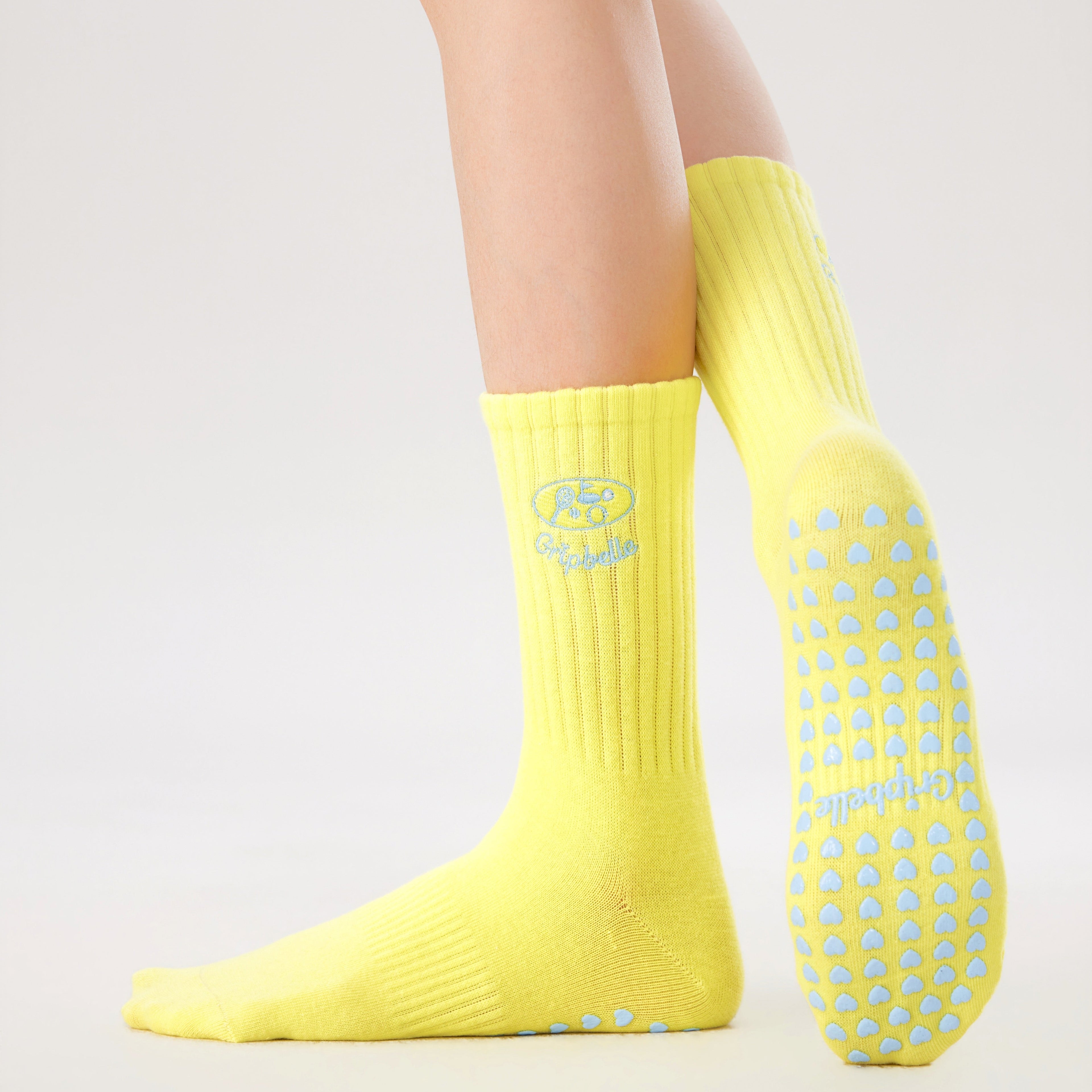 Sunlit Court - Pilates Grip Socks