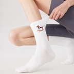 Sunday Best Puppy – Pilates Grip Socks