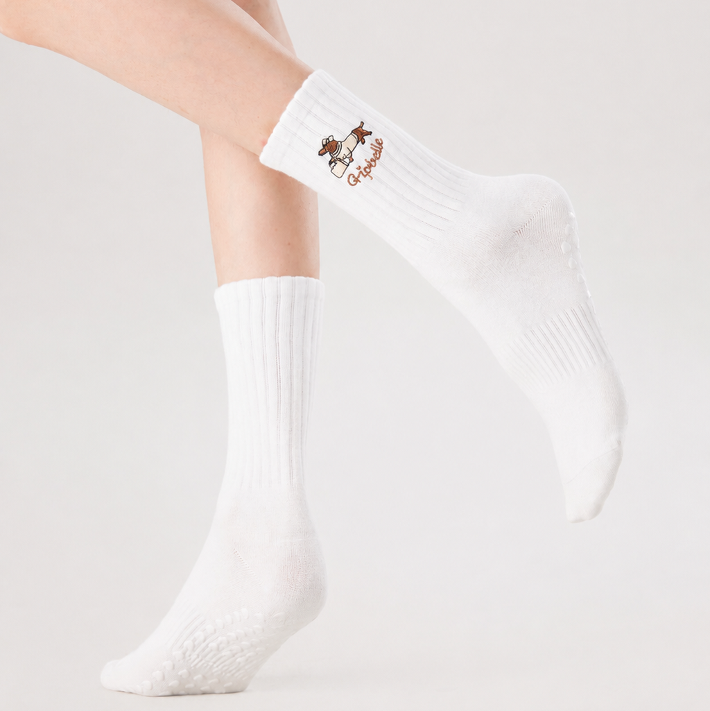 Day Out Puppy – Pilates Grip Socks