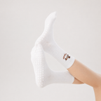 Coffee Run Puppy – Pilates Grip Socks