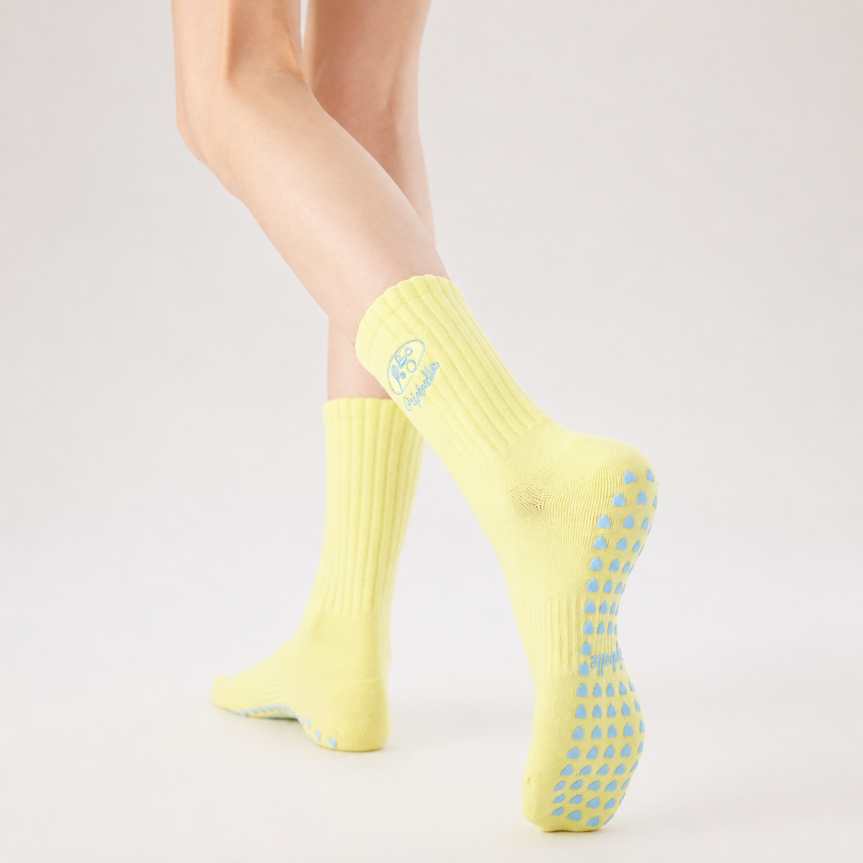 Sunlit Court - Pilates Grip Socks