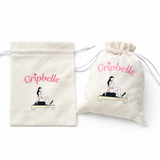 Grip Socks Pouch - Soft Drawstring Bag