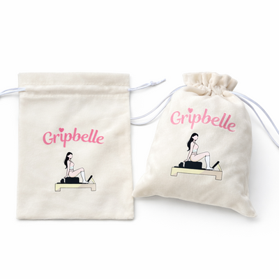 Grip Socks Pouch - Soft Drawstring Bag