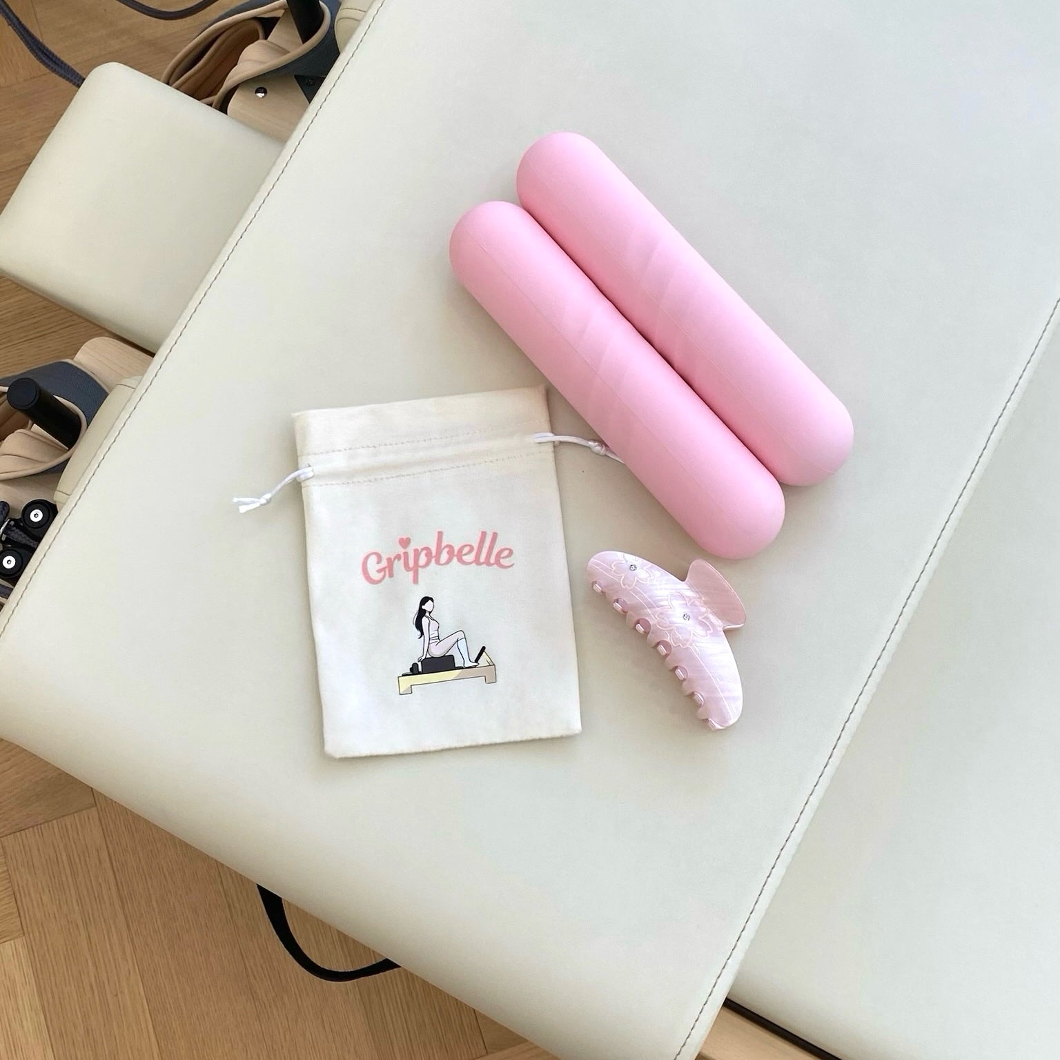 Gripbelle Soft Pouch – Pilates Essentials Drawstring Pouch