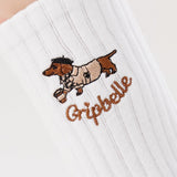 Pilates Grip Socks - Coffee Run